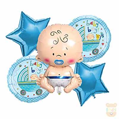 Personalized Baby Shower Balloon Ring Decor