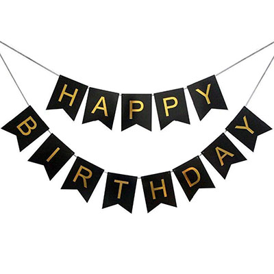 Classic Basic Birthday Decoration