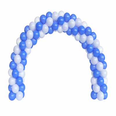Bluish Theme Silver Sequence Wall Decoration