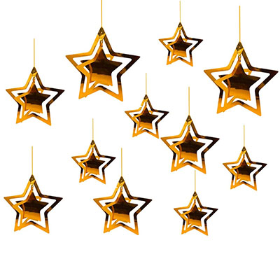 Bluish Theme Silver Sequence Wall Decoration