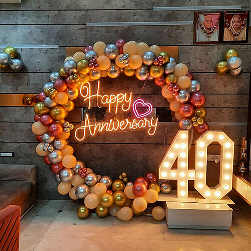 Exclusive Anniversary Ring Decoration 