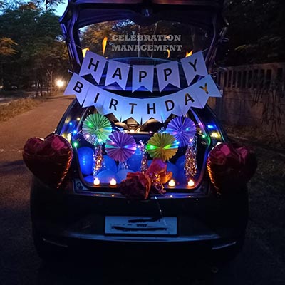 Lightening Car Boot Surprise