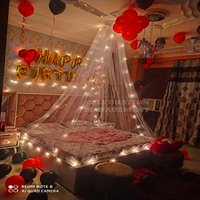Dreamy Cabana Decoration with Lighting