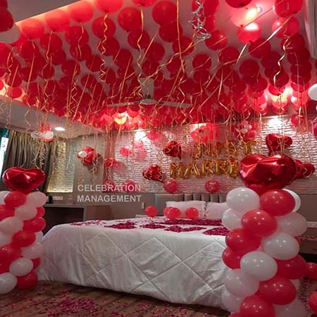 First Night Bedroom Decoration 