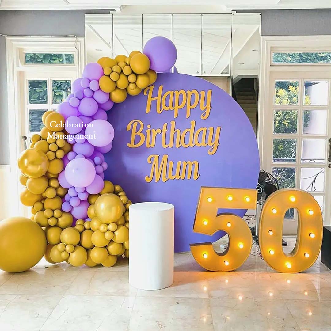 Birthday Ring Decoration for Mom
