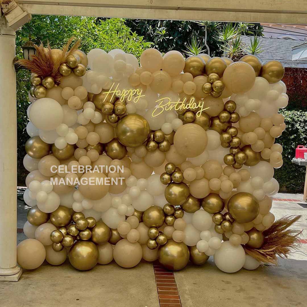 Birthday Balloon Wall Decoration