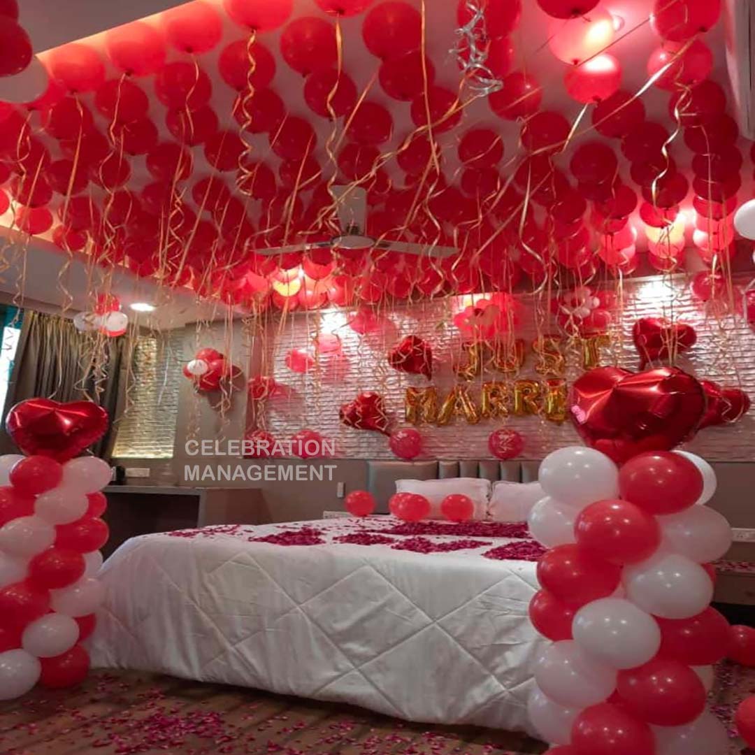 First Night Bedroom Decoration 