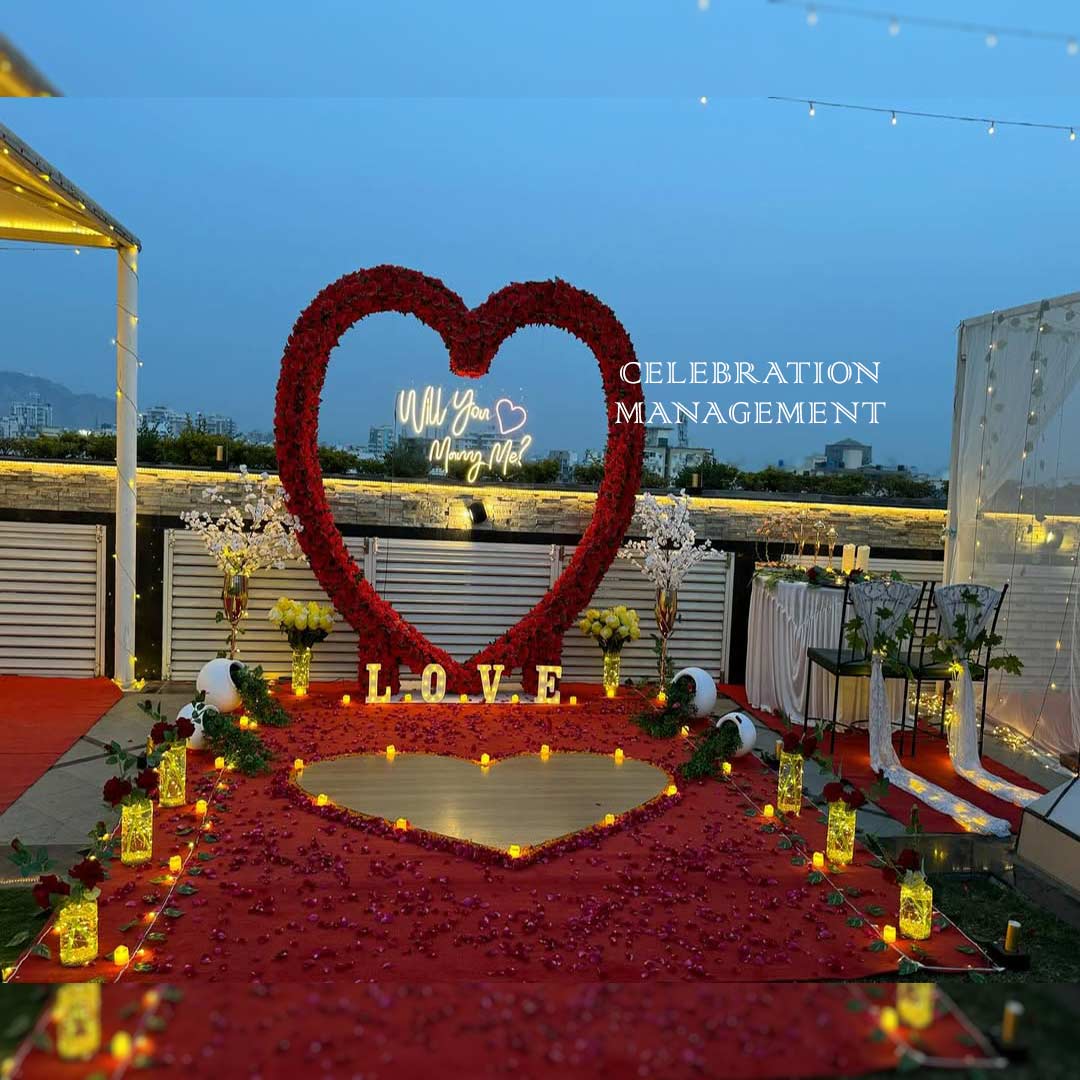 Exclusive Romantic Proposal Decoration