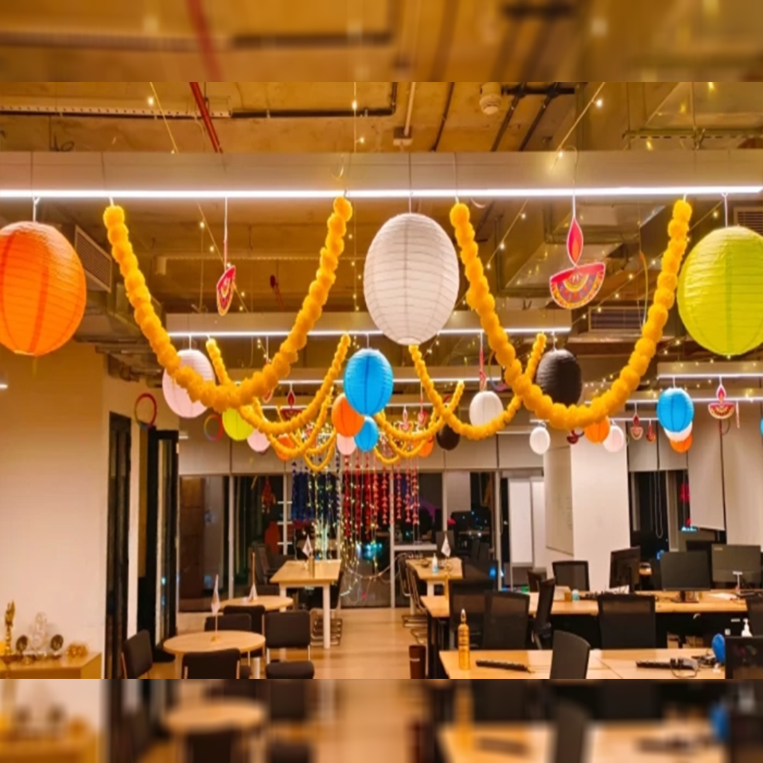 Festive Diwali Decoration for Office