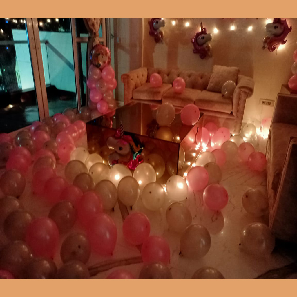 Unicorn Lightening Birthday Decoration