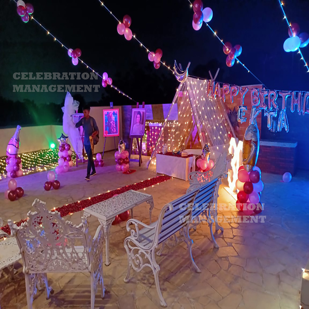 Scrumptious Cabana Decoration on Terrace